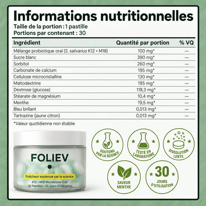 Pastilles haleine fraîche